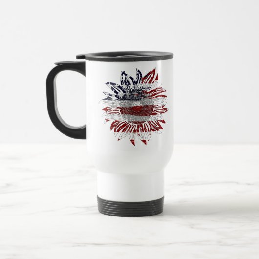 Mug De Voyage Drapeau tournesol  (Gauche)