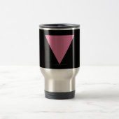 Mug De Voyage Drapeau triangle rose de SlipperyJoe's symbole ros (Centre)