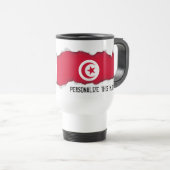 Mug De Voyage Drapeau tunisien (Devant droit)