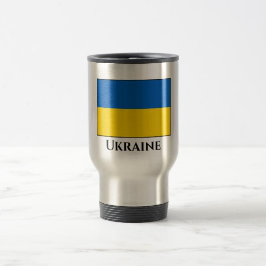 Mug De Voyage Drapeau ukrainien (Centre)