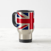 Mug De Voyage Drapeau Union Jack du Royaume-Uni (Devant gauche)