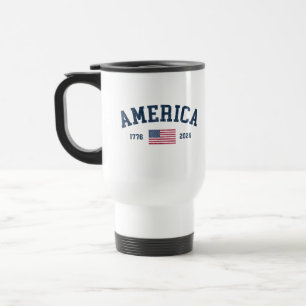 Mug De Voyage Drapeau USA 250 ans d'Amérique 4 juillet 2026