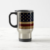 Mug De Voyage Drapeau USA / Grunged (Gauche)