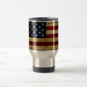 Mug De Voyage Drapeau USA / Grunged (Centre)
