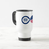 Mug De Voyage Drapeau USA Infini (Devant gauche)