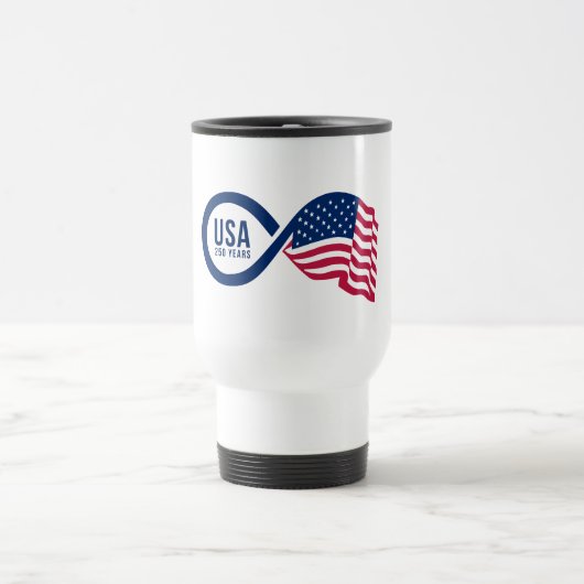 Mug De Voyage Drapeau USA Infini (Centre)