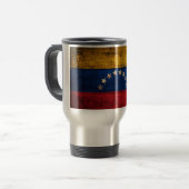 Mug De Voyage Drapeau vénézuélien en bois (Devant gauche)