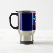 Mug De Voyage Drapeaux de Porto Rico (Gauche)