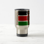 Mug De Voyage Drapeaux miniers sans fil du Kenya Frames Art (Centre)