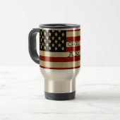 Mug De Voyage Drapeaux vintages américains (Devant gauche)