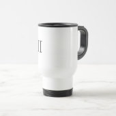 Mug De Voyage drôle 67 chiffre romain (Devant droit)