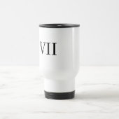 Mug De Voyage drôle 67 chiffre romain (Centre)
