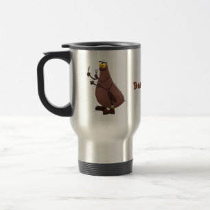 Mug De Voyage Drôle affamé pulette affamée dessin animé