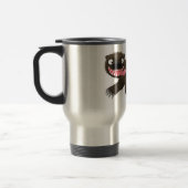 Mug De Voyage Drôle animal avide de carcajou (Gauche)