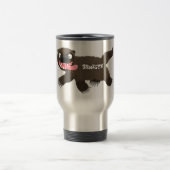Mug De Voyage Drôle animal avide de carcajou (Centre)