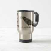 Mug De Voyage Drôle Besoin de mon Timmy Ravens Bird (Devant droit)