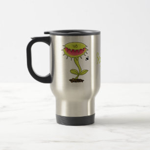 Mug De Voyage Drôle carnivore Vénus piège à mouches plante dessi