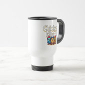 Mug De Voyage Drôle Cartoon Chicks | Chicken Mom (Devant droit)