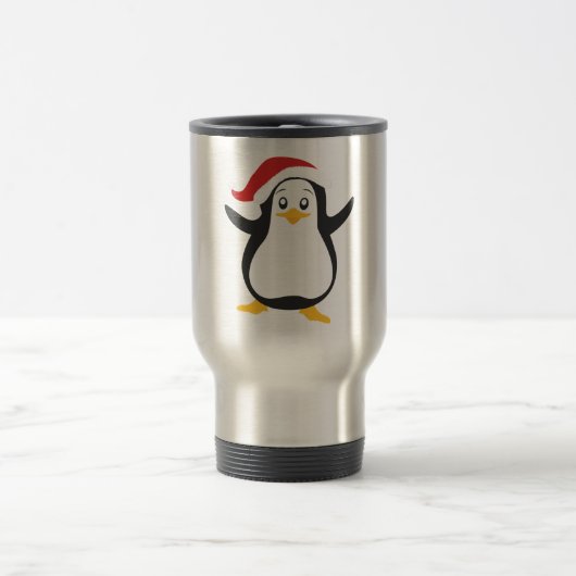 Mug De Voyage Drôle Cartoon Noël Noël Noël Pingouin (Centre)