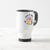 Mug De Voyage Drôle Chat Retour À L'École (Devant droit)