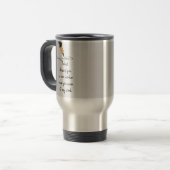 Mug De Voyage Drôle Citation de travail Co-travailleur ne travai (Devant gauche)