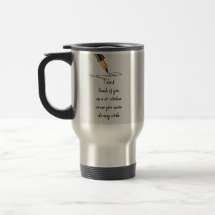 Mug De Voyage Drôle Citation de travail Co-travailleur ne travai