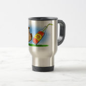 Mug De Voyage Drôle de dessin animé de fourmis (Devant droit)