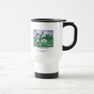 Mug de voyage drôle de dessin animé de sarigues fa