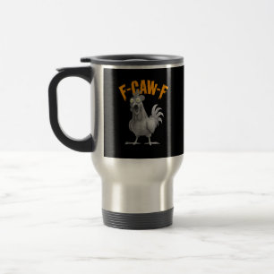 Mug De Voyage Drôle de poulet F-Caw-F F-Caw-F poulet Rétro Class