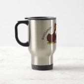 Mug De Voyage Drôle dessin animé de poulets de tricot (Gauche)
