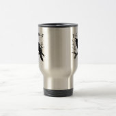 Mug De Voyage Drôle F-Caw-F Gothique Corbeau Humour Essentiel (Centre)