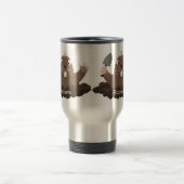 Mug De Voyage Drôle gopher de poche creusant dessin dessin de de (Centre)