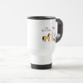 Mug De Voyage Drôle Maid De Proposition D'Honneur, Cute Unicorn (Devant droit)