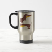 Mug De Voyage Drôle mignon dachshund pour parent chien long (Gauche)