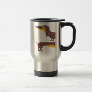 Mug De Voyage Drôle mignon dachshund pour parent chien long