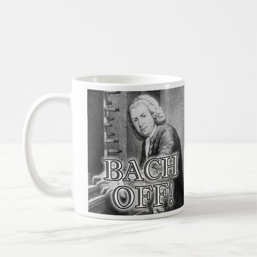 Mug de Voyage Drôle Mug Back Bach Off (Gauche)