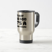 Mug De Voyage Drôle papa dit (Devant droit)