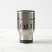 Mug De Voyage Drôle Pharmacien Grippe Balayée Gris (Centre)