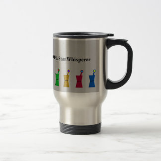 Mug De Voyage Drôle Pharmacien Grippe Balayée Gris