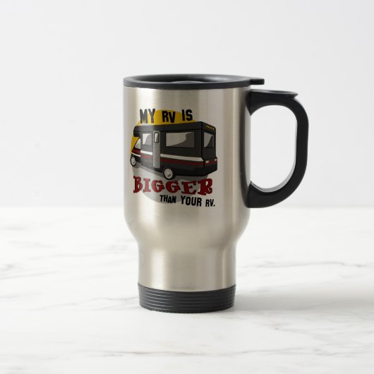Mug De Voyage Drôle RV Camping Voyage Café Mug (Droit)