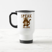 Mug De Voyage Drôle singe ne parle pas mal (Gauche)