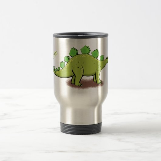 Mug De Voyage Drôle stegosaurus dinosaure dessin animé (Centre)