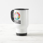 Mug De Voyage Durable : Objectifs, grâce et vie verte (Devant gauche)