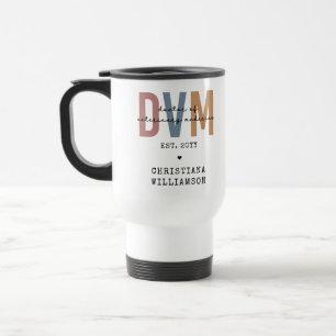 Mug De Voyage DVM personnalisé Docteur en médecine vétérinaire C