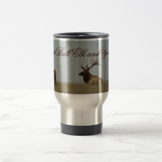 Mug De Voyage E15 Bull Elk et Yearlings (Centre)