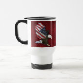 Mug De Voyage Eagle Drapeau Voyage Mug (Gauche)