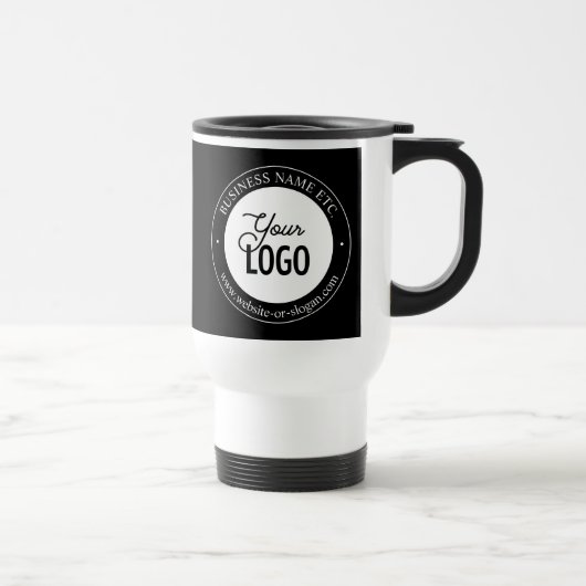 Mug De Voyage Easy Logo Remplacement & Personnalisable Texte Voy (Droite)