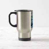 Mug De Voyage Eau bleue ondulée (Gauche)