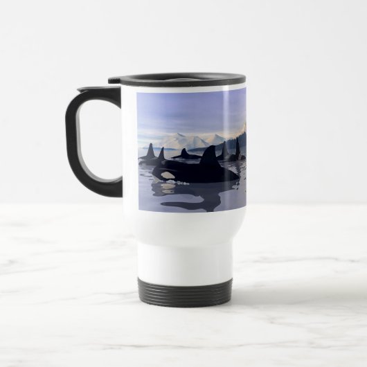 Mug De Voyage Eau Lumineuse Orca (Gauche)