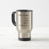 Mug De Voyage Échelle de tolérance de café (Devant gauche)